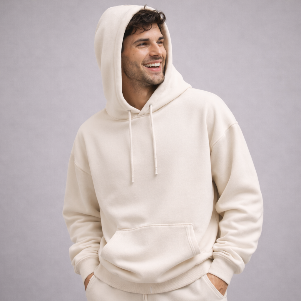 All Day Moving Hoodie | Bone