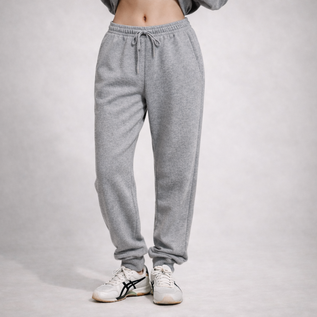 Pantalones deportivos holgados - Azul acero