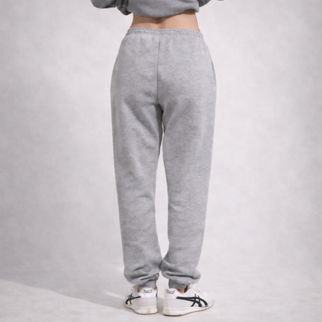 Pantalones deportivos holgados - Azul acero