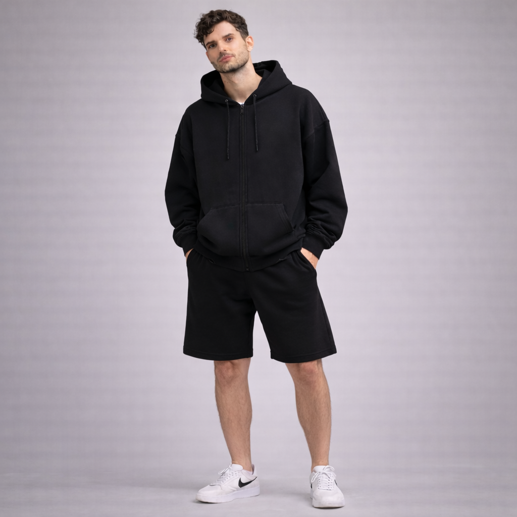 Short Sweatpants Male | Black