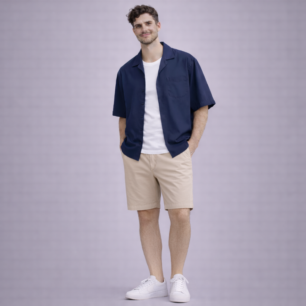 Short Chino Pants Male | Beige