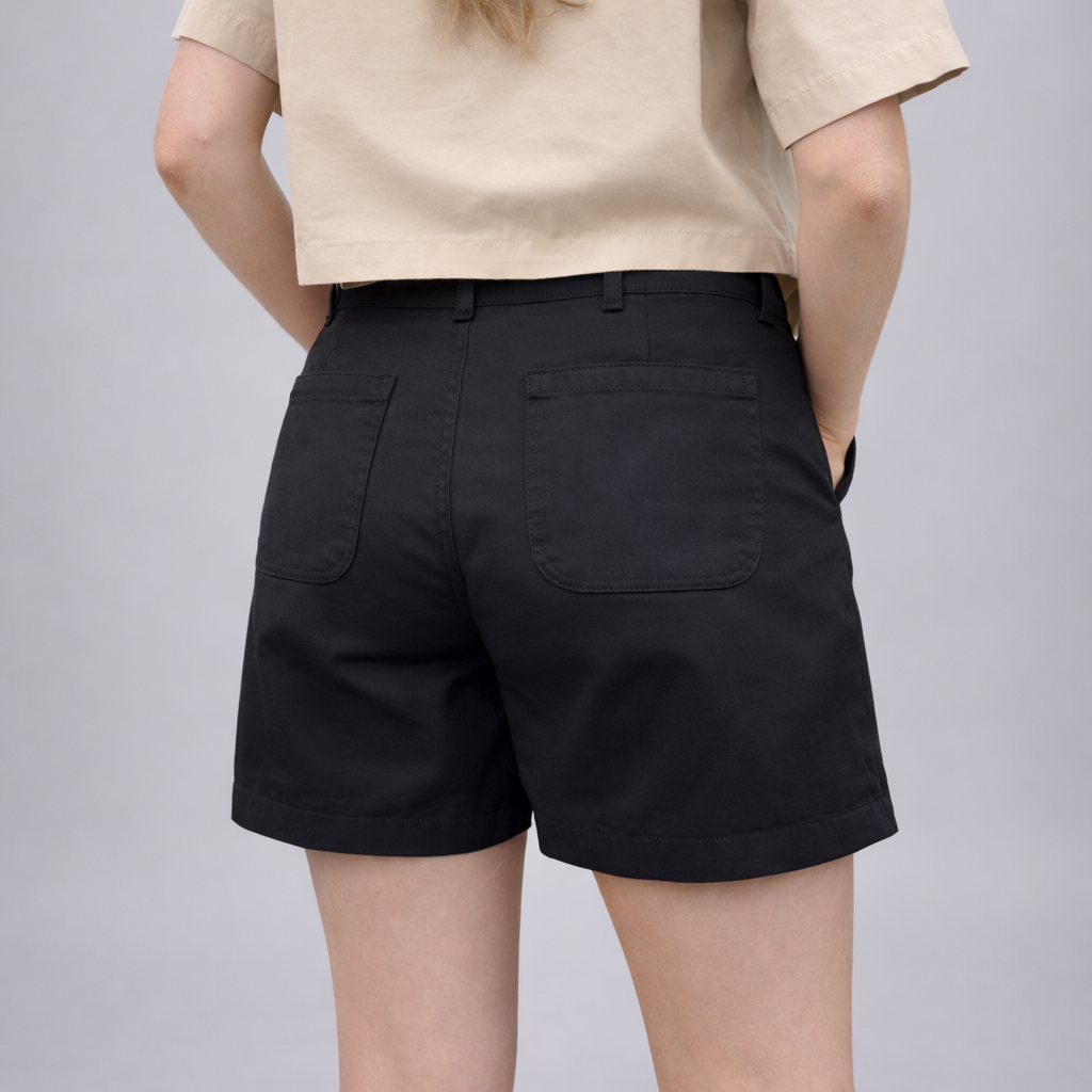 Short Chino Pants Female | Black