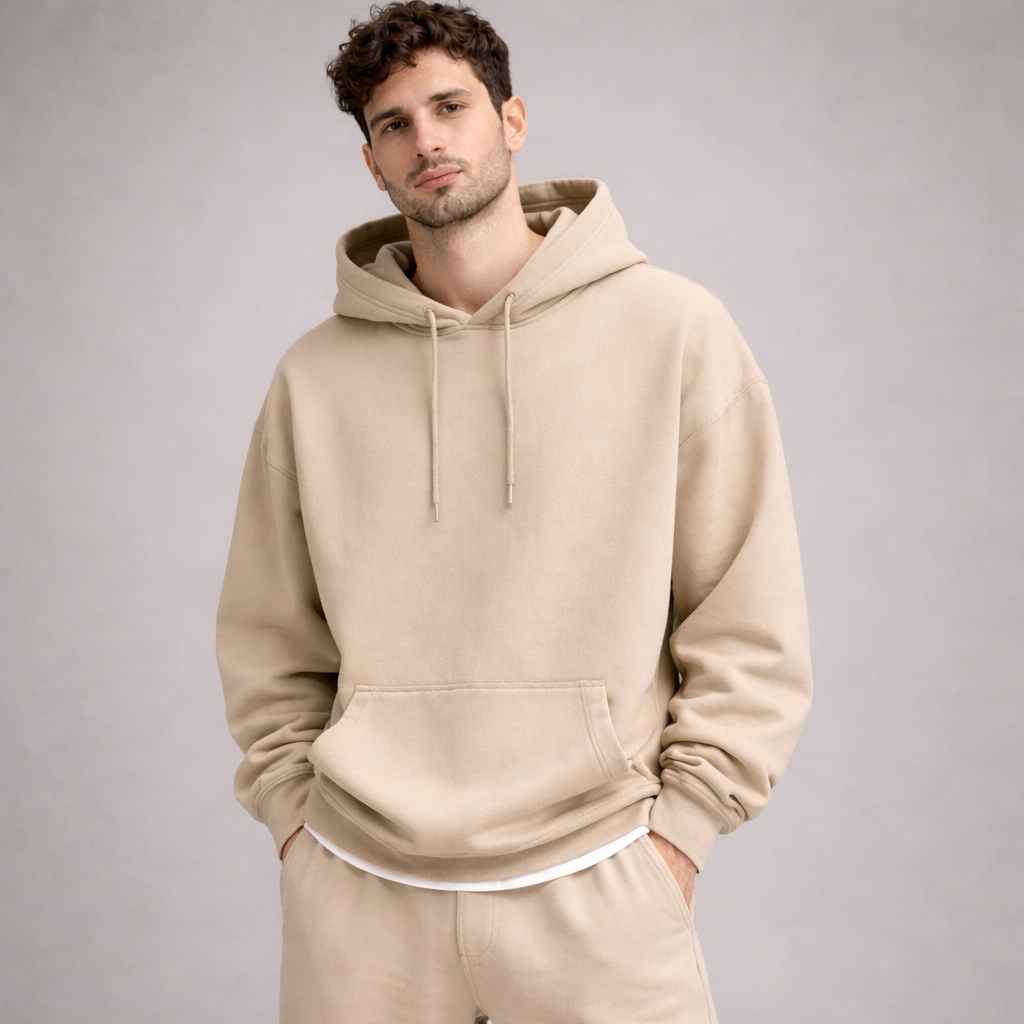 All Day Moving Hoodie | Beige