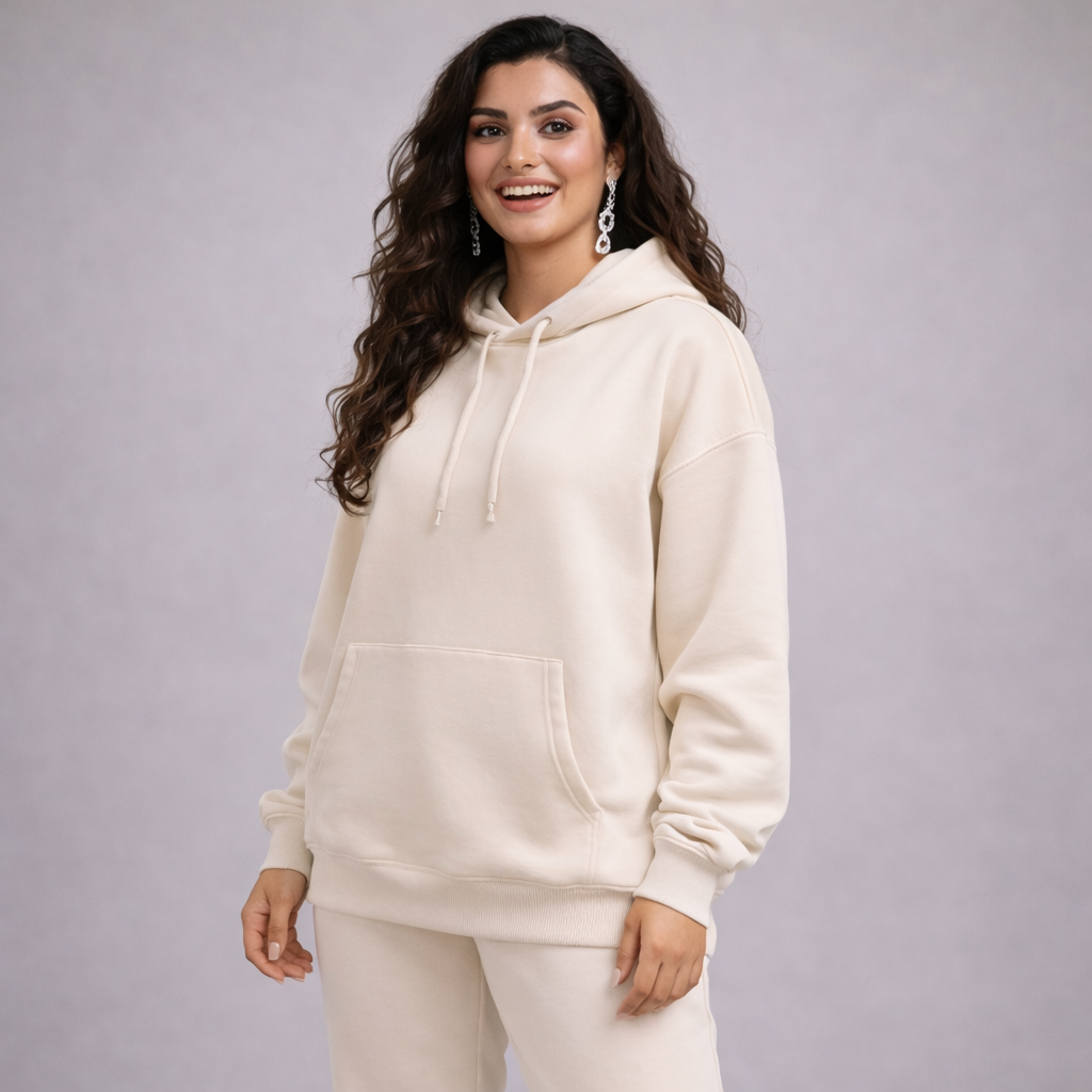 All Day Moving Hoodie | Bone