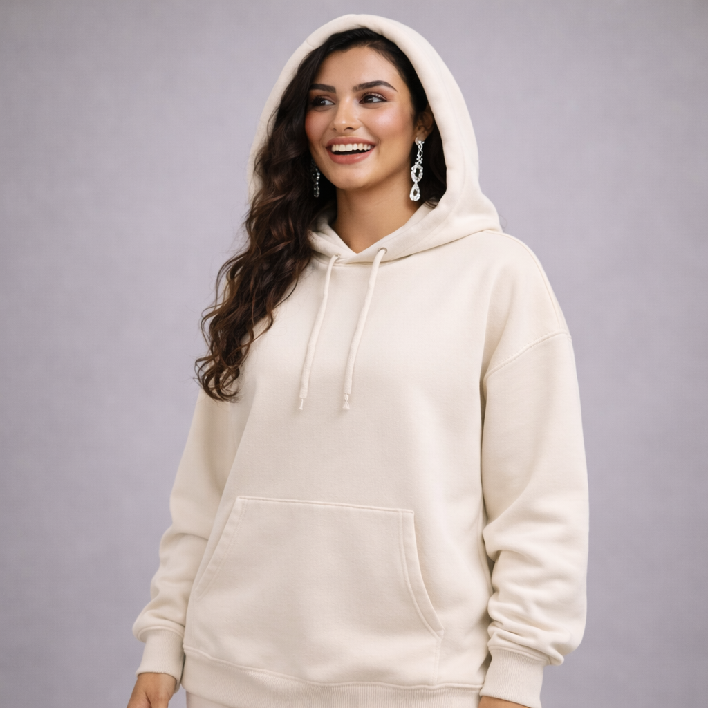 All Day Moving Hoodie | Bone