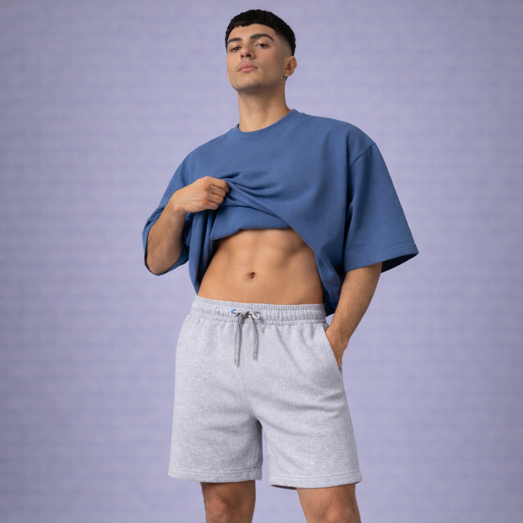 Short Sweatpants Male | Misty Grey