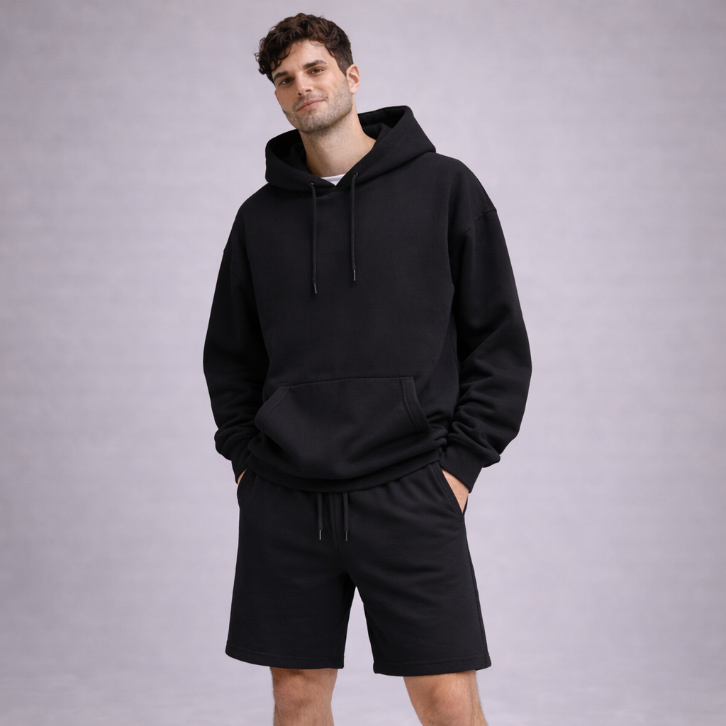 Short Sweatpants Male | Black