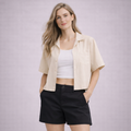 Short Chino Pants Female | Black