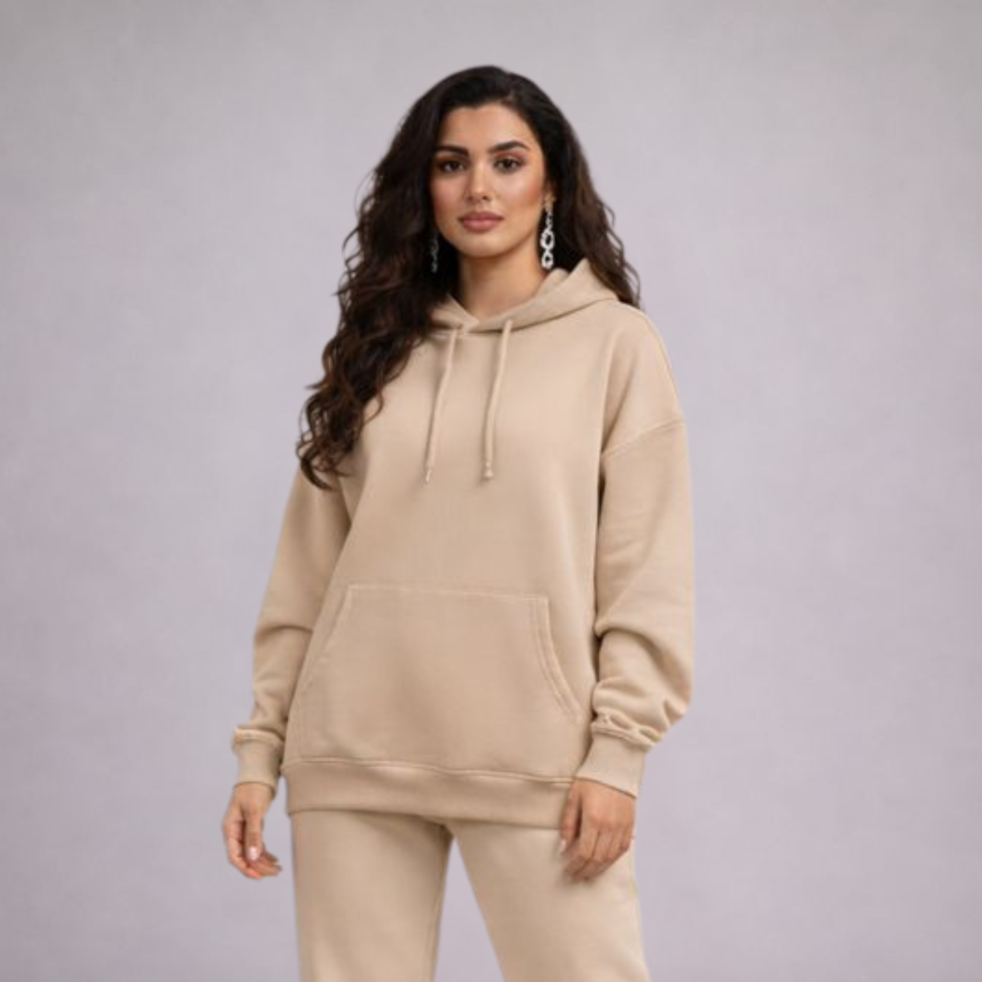 All Day Moving Hoodie | Beige