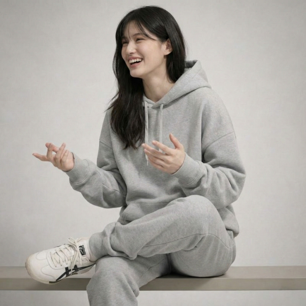 All Day Moving Hoodie | Misty Grey