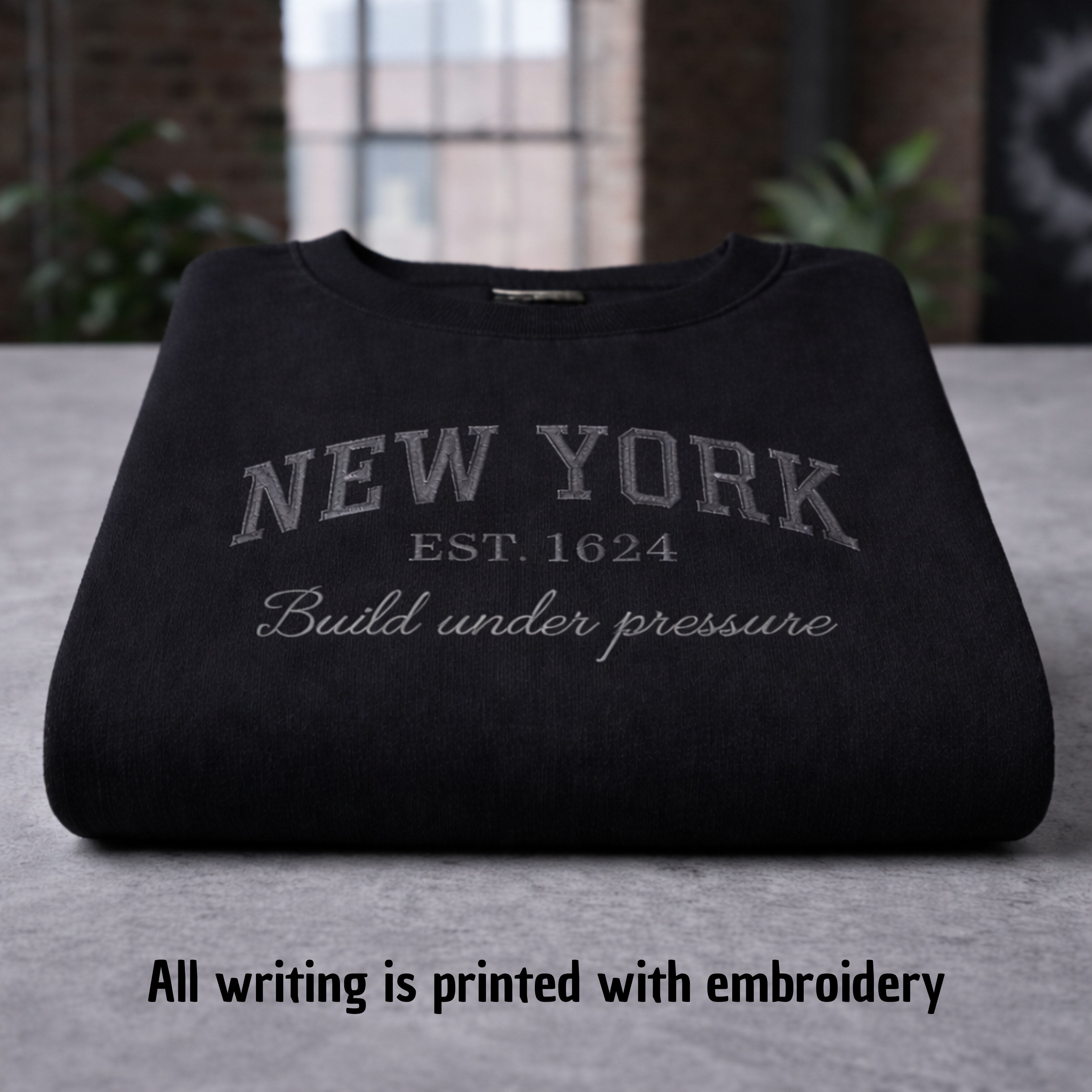 New York Masterpiece Oversized T-Shirt - Heavy Weight | Black