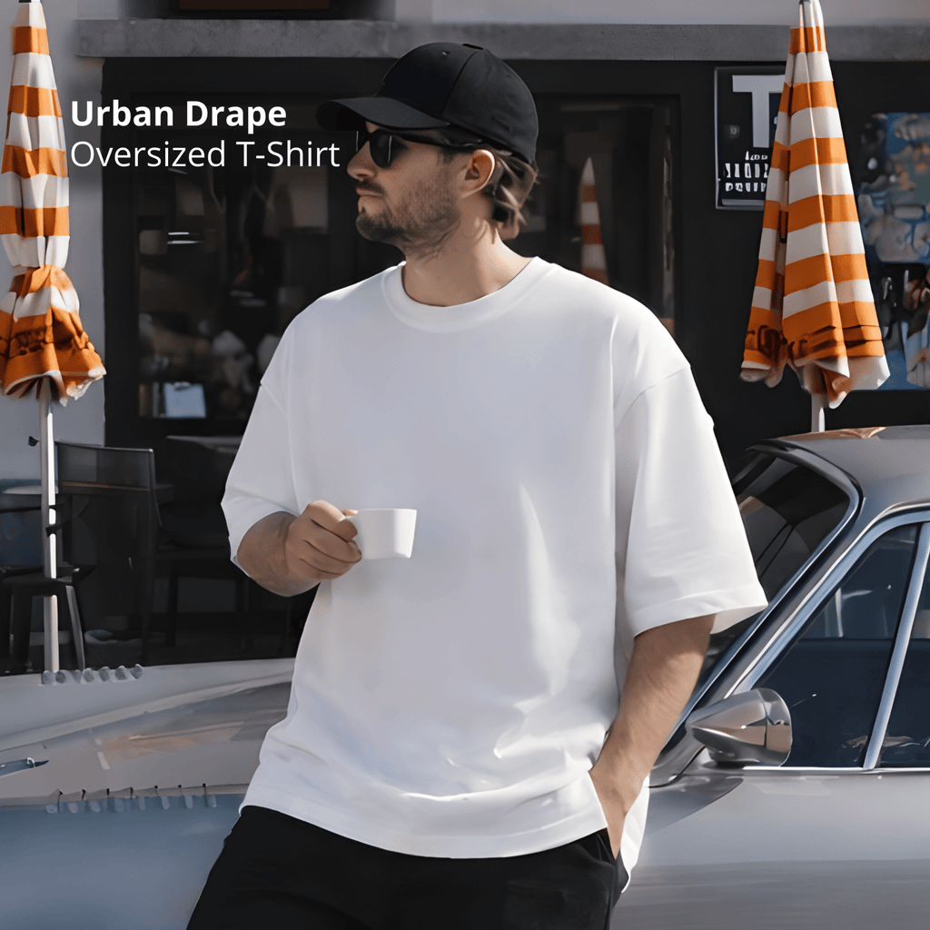 Dailyon Promo Bundling Sale Buy 1 Get 3 Urban Drape Oversized T-Shirt | Beige - White - Khaky