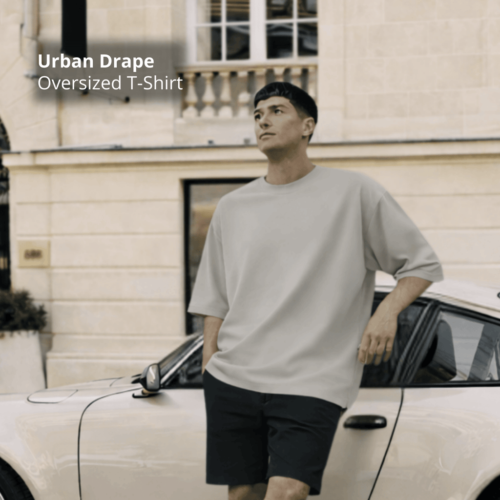 Dailyon Promo Bundling Sale Buy 1 Get 3 Urban Drape Oversized T-Shirt | Beige - White - Khaky