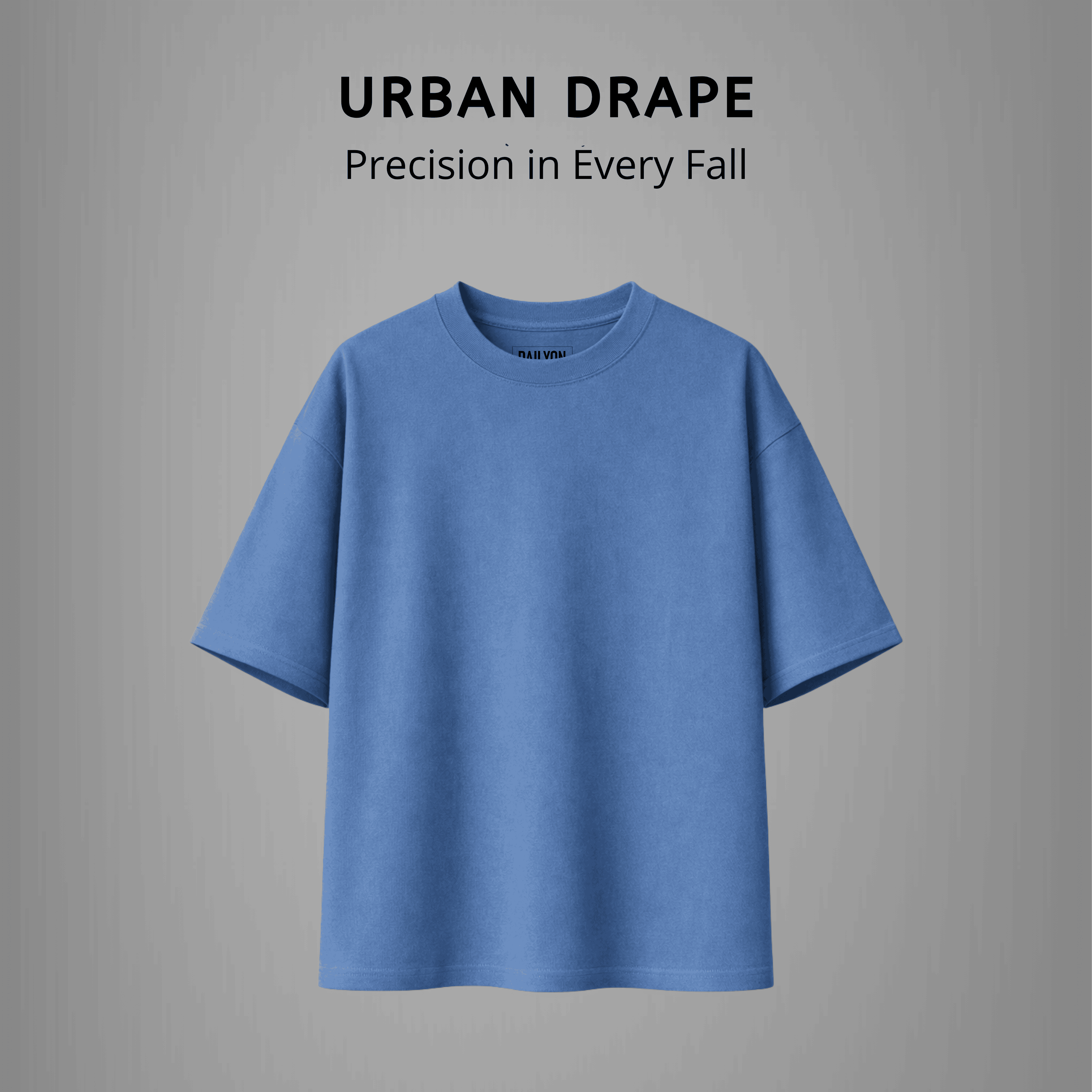 Dailyon Promo Bundling Sale Buy 1 Get 3 Urban Drape Oversized T-Shirt | White - Steel Blue - Black