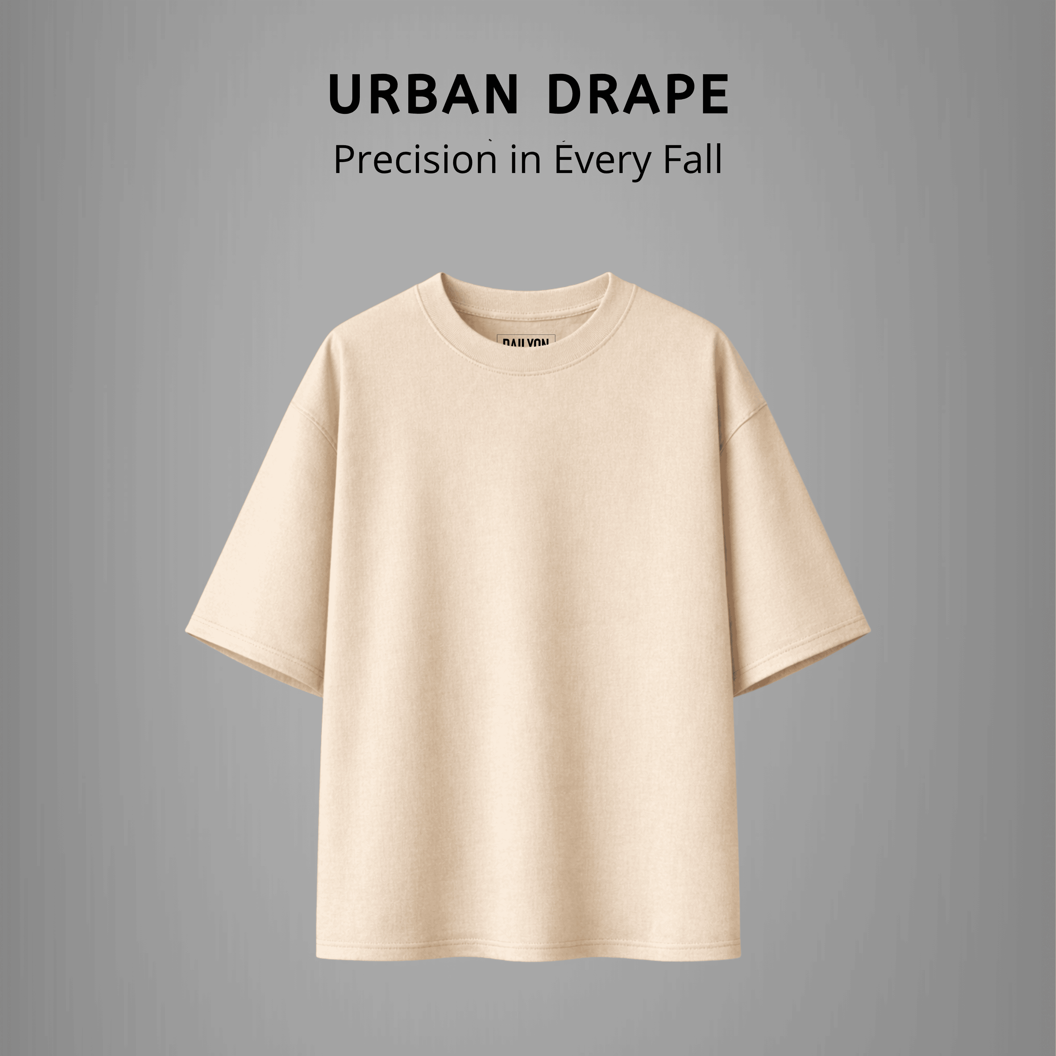 Dailyon Promo Bundling Sale Buy 1 Get 3 Urban Drape Oversized T-Shirt | Beige - White - Khaky