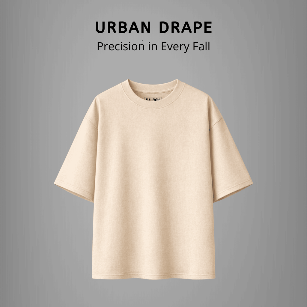 Dailyon Promo Bundling Sale Buy 1 Get 3 Urban Drape Oversized T-Shirt | Beige - Black - White
